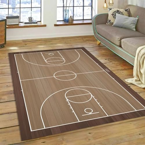 JIEDEDIAM Kreativer Basketball-Gesundheitssport-Jugend-fantastischer Basketball-Liebhaber-Teppich für Kinderzimmer-Heimdekoration JIEDEDIAM Kreativer Basketball-Gesundheitssport-Jugend-fantastischer Basketball-Liebhaber-Teppich für Kinderzimmer-Heimdekoration von JIEDEDIAM
