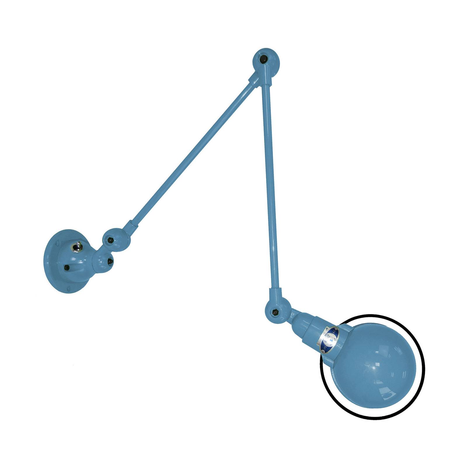 Jieldé Signal SI331 Wandlampe 2fach-Arm blau von Jieldé
