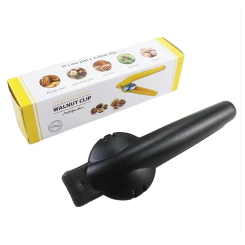 Nutcracker Chestnut Clip, Stainless Steel + Plastic Chestnut Opener and Cutter, Chestnut Peeler, Chestnut Cracker Tool for Holiday Cooking Christmas (Black) von JIEOU