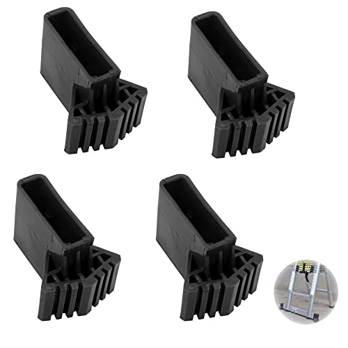 CHENNAN 4pcs PVC Leiterfüße rutschfeste Leiterfüß Bdeckung Rutschfeste Gummi Füße Ersatz stufenfüße Leitern Gummiabdeckungen Für Heimarbeiter,Teleskopleitern, Technikleitern, Wendeleiterteile von JIEYAN