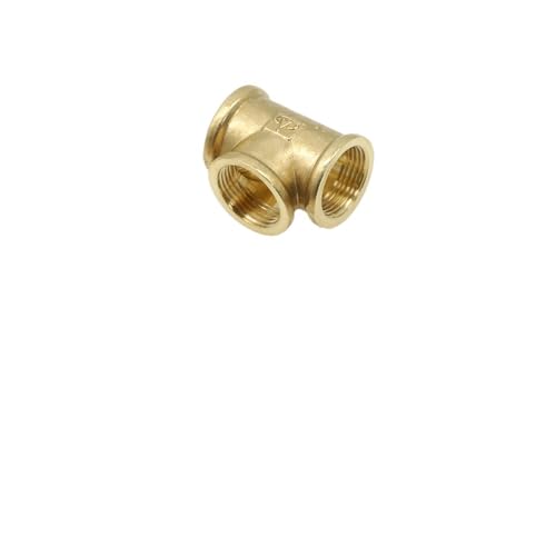 JIEYUZYUO 1/8" 1/4" 3/8" 1/2" 3/4" Bsp Innengewinde 3-Wege-T-Stück Messing-Rohrverschraubung Adapter Kupplungsverschraubung 1 Stück Für Wasser Kraftstoff Gas/04 Female/Size von JIEYUZYUO