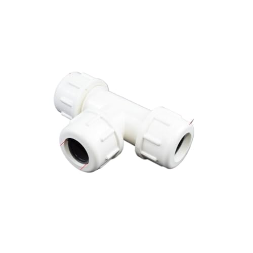 JIEYUZYUO 1–3 Stück 20–50 Mm Weiße Pvc-Wasserversorgungsrohr-Schnellverbinder Für Gartenbewässerung, T-Stück, Notfall-Reparaturverschraubung/32Mm/3Pcs JIEYUZYUO 1–3 Stück 20–50 Mm Weiße Pvc-Wasserversorgungsrohr-Schnellverbinder Für Gartenbewässerung, T-Stück, Notfall-Reparaturverschraubung/32Mm/3Pcs von JIEYUZYUO