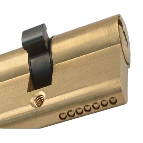 JIEYUZYUO 1 Satz Türzylinder Mit Vorgespanntem Schloss, 65, 70, 80, 90 115 Mm Zylinder Ab-Schlüssel, Diebstahlschutz, Messing-Türschloss, Verlängerter Kern, Verlängerte Schlüssel/105(32.5-72.5) von JIEYUZYUO