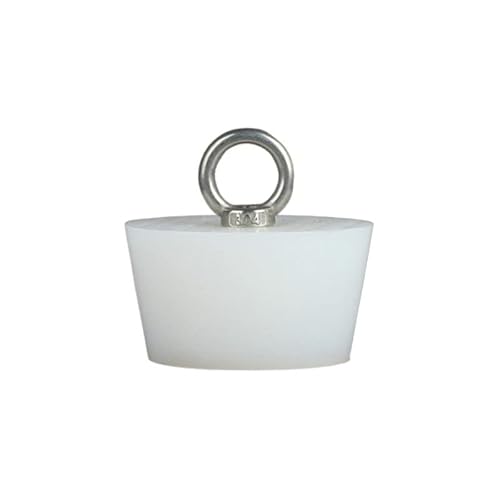JIEYUZYUO 1 Stück Konischer Silikon-Verschlussstopfen Mit Hebering, Bodenablauf, Fischbecken, Wasserdichter Silikagel-Stopfen, Runder Stahlgriff/15 * 20 * 26Mm von JIEYUZYUO
