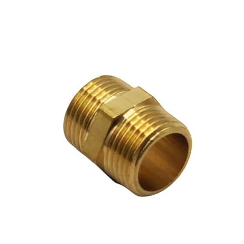 JIEYUZYUO 1 Stück Messing-Rohrverschraubung, Bsp-Außengewinde, Innengewinde Gerader Winkel, 3-Wege-4-Wege-Stecker, Mutterdichtung, Messing-Adapterkupplung/Straight-Mm/3/8" JIEYUZYUO 1 Stück Messing-Rohrverschraubung, Bsp-Außengewinde, Innengewinde Gerader Winkel, 3-Wege-4-Wege-Stecker, Mutterdichtung, Messing-Adapterkupplung/Straight-Mm/3/8" von JIEYUZYUO