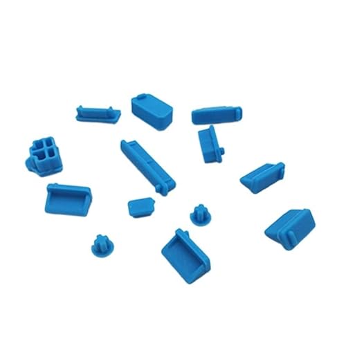 JIEYUZYUO 13/16 Stück Bunte Silikon-Staubschutzkappen, Laptop-Staubschutz, Computerzubehör/16Pcs Blue JIEYUZYUO 13/16 Stück Bunte Silikon-Staubschutzkappen, Laptop-Staubschutz, Computerzubehör/16Pcs Blue von JIEYUZYUO