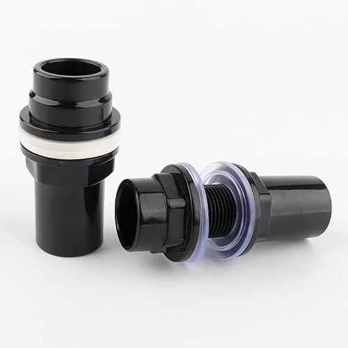 JIEYUZYUO 2-10 Stück Schwarze 1/2"-1 1/2" Pvc-Rohrverschraubungen, Aquarium-Anschluss, Überlaufgewinde, Wasserversorgungszubehör/a Piece Of 50 Washer/2Pcs JIEYUZYUO 2-10 Stück Schwarze 1/2"-1 1/2" Pvc-Rohrverschraubungen, Aquarium-Anschluss, Überlaufgewinde, Wasserversorgungszubehör/a Piece Of 50 Washer/2Pcs von JIEYUZYUO