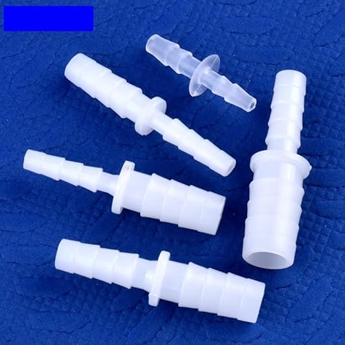 JIEYUZYUO 20 Stück 4–12 Mm Auf 2,4–9 Mm Pe-Kunststoff-Reduzierstücke, Direktverbinder, Aquarium-Luftpumpenadapter, Bewässerungsschlauchverschraubung/9 * 6Mm Pe/20 Pieces von JIEYUZYUO