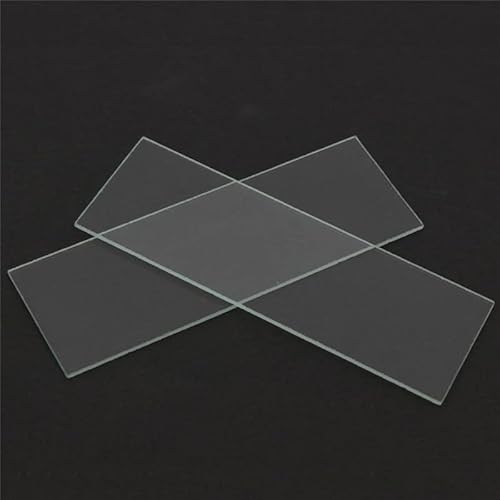 JIEYUZYUO 5 Stück 1 Mm Dicke Hohlraumglas-Deckgläser, Einzelne Konkave Mikroskopobjektträger, Wiederverwendbare Labor-Blanko-Probendeckgläser. von JIEYUZYUO