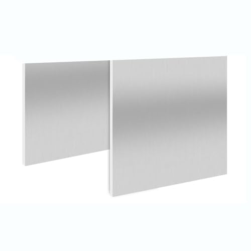 JIEYUZYUO 5 X 100 X 100 Mm Titanblech 2,5 Mm, Ta2-Blech Für Labormaterialien, 2 Stück von JIEYUZYUO