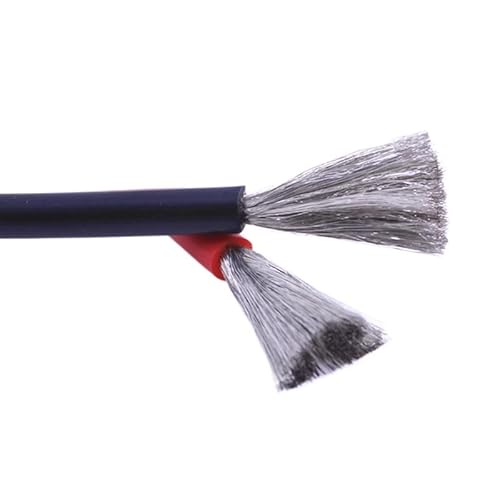 JIEYUZYUO Hitzebeständiger Silikondraht, 2 M, 12 Awg, 11, 10, 13, 14, 15, 16 Awg, 17, 18, 20 Awg, Hochtemperatur 200 °C, Kältebeständigkeit -60 °C/Red And Black/15Awg von JIEYUZYUO