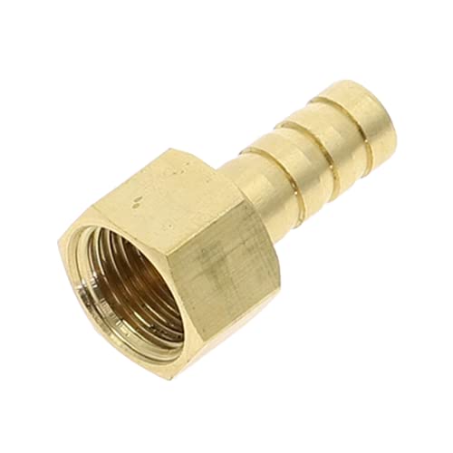 JIEYUZYUO Messing-Schlauchverschraubung 4–19 Mm Mit 3/4" Bsp Innengewinde, Kupfer-Verbindungsstück, 1 Stück/Copper/10Mm von JIEYUZYUO