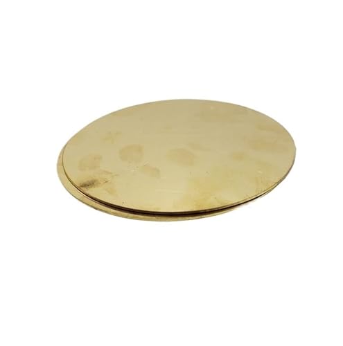 JIEYUZYUO Messingscheibe, Kreis, Rohling, Flachblech, Rund/Thickness 3.0Mm 1Pc/Diameter 35Mm JIEYUZYUO Messingscheibe, Kreis, Rohling, Flachblech, Rund/Thickness 3.0Mm 1Pc/Diameter 35Mm von JIEYUZYUO