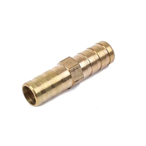 JIEYUZYUO Schlauchverbinder, Gerader Schlauchverbinder, Außendurchmesser 3, 4, 6, 8, 10, 12, 14, 16, 18, 19, 25 Mm, Adapter, Messing-Rohrverschraubung Für Wasser, Gas, Öl (Außendurchmesser 3,0 Mm)/Od von JIEYUZYUO