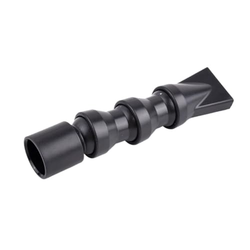 JIEYUZYUO Schwarzer Pvc-Rohrverbinder, 20–50 Mm, Winkel-T-Stück, Aquarium-Wasserversorgung, Entwässerung, Endkappen, Diy-Bewässerungsfittings/Flat Duckbill B/32Mm Black von JIEYUZYUO
