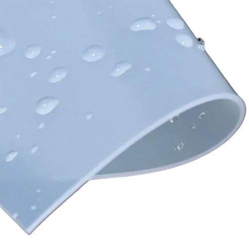 JIEYUZYUO Transparente Silikonfolie, Hochtemperaturbeständig, Geruchsneutral, Wasserdicht, Rutschfest, Stoßdämpfend, 1, 2 Oder 3,0 Mm Dick/300 * 300Mm/1Mm JIEYUZYUO Transparente Silikonfolie, Hochtemperaturbeständig, Geruchsneutral, Wasserdicht, Rutschfest, Stoßdämpfend, 1, 2 Oder 3,0 Mm Dick/300 * 300Mm/1Mm von JIEYUZYUO