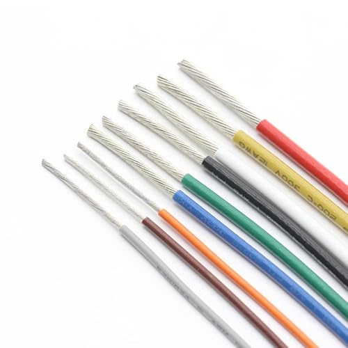 JIEYUZYUO Ul1332 Ptfe-Kabel, 5 M, 30/28/26/24/22/20/18/16/14/13/12/10 Awg Fep-Isoliertes Hochtemperatur-Elektronenkabel Für 3D-Drucker/Orange/24Awg JIEYUZYUO Ul1332 Ptfe-Kabel, 5 M, 30/28/26/24/22/20/18/16/14/13/12/10 Awg Fep-Isoliertes Hochtemperatur-Elektronenkabel Für 3D-Drucker/Orange/24Awg von JIEYUZYUO