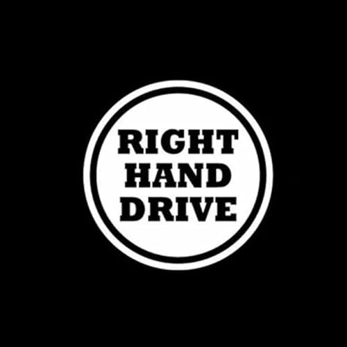 JIFENLI Autoaufkleber 10,4 cm * 10,4 cm Rechtslenker Vinyl Aufkleber Persönlichkeit Auto Aufkleber Schwarz/Silber JIFENLI Autoaufkleber 10,4 cm * 10,4 cm Rechtslenker Vinyl Aufkleber Persönlichkeit Auto Aufkleber Schwarz/Silber von JIFENLI