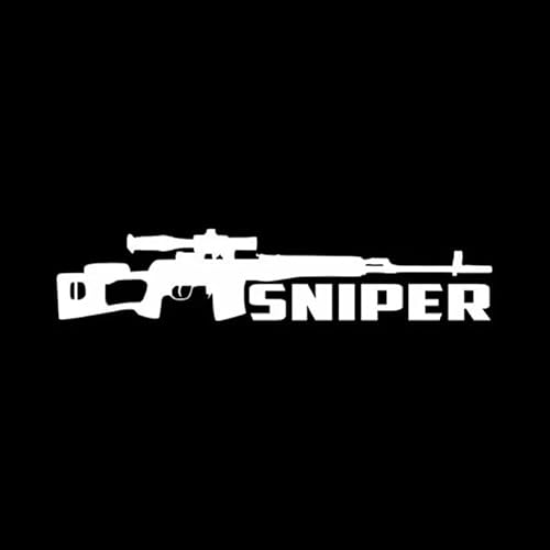 JIFENLI Autoaufkleber 14,3 cm * 3 CM Auto Styling Persönlichkeit Pistole SNIPER Mode Vinyl Fenster Aufkleber JIFENLI Autoaufkleber 14,3 cm * 3 CM Auto Styling Persönlichkeit Pistole SNIPER Mode Vinyl Fenster Aufkleber von JIFENLI