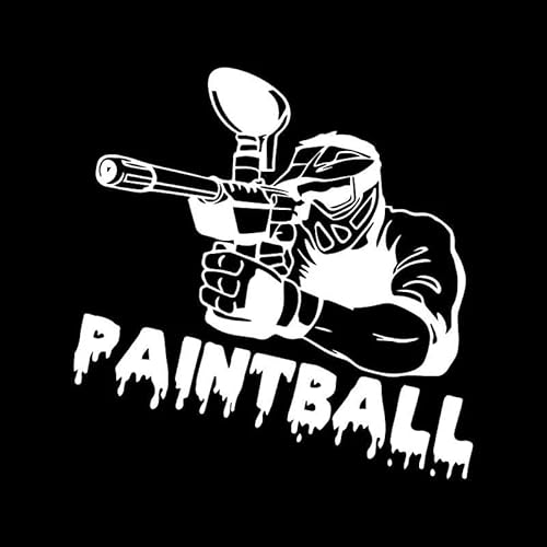 JIFENLI Autoaufkleber 14,5 cm * 14,8 cm Paintball Spieler Silhouette Sport Dekorieren Körper des Autos Auto Aufkleber Vinyl Aufkleber Schwarz/Silber JIFENLI Autoaufkleber 14,5 cm * 14,8 cm Paintball Spieler Silhouette Sport Dekorieren Körper des Autos Auto Aufkleber Vinyl Aufkleber Schwarz/Silber von JIFENLI