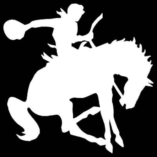 JIFENLI Autoaufkleber 15,2 * 15,2 CM Reiten Pferd Sport Persönlichkeit Auto Aufkleber Mode Dekoratives Fenster Glas Aufkleber Aufkleber von JIFENLI