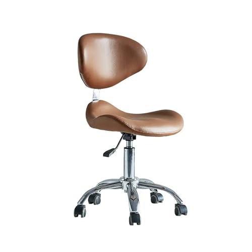 JIFGWBSP Sattelhocker, 360° Drehbarer Drehstuhl, Höhenverstellbarer Bürostuhl, for Schönheitssalon/Büro/Friseursalon, Einfach Zu Montieren von JIFGWBSP