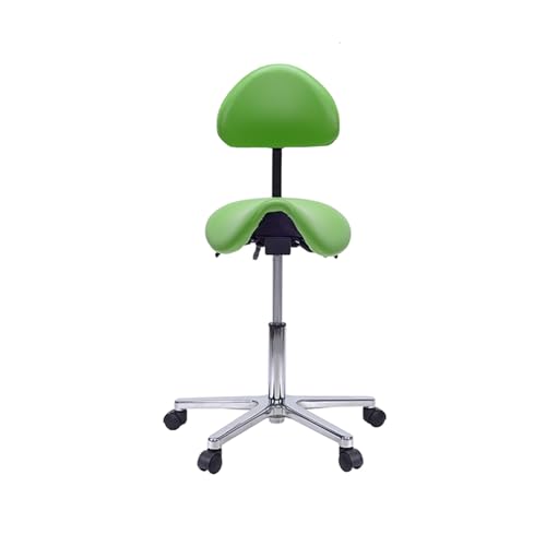 JIFGWBSP Sattelhocker, Höhenverstellbarer Drehstuhl, 360° Beweglicher Liftsessel, for Büro/Schönheitssalon/Friseursalon, Einfach Zu Montieren von JIFGWBSP