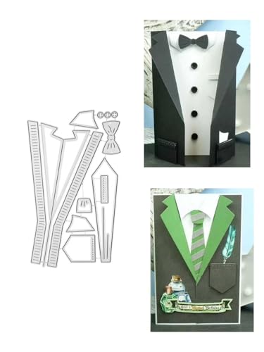 Anzug Kleidung Stanzschablonen 3D Karten Stanzen für DIY ScrapBooking Album Dekorative Papier Handwerk und Karten Herstellung von JIHFOHHA
