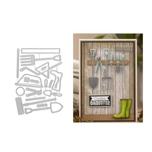 Garten Werkzeug Stanzschablonen Geburtstag Stanzen für DIY ScrapBooking Album Dekorative Papier Handwerk und Karten Herstellung Garten Werkzeug Stanzschablonen Geburtstag Stanzen für DIY ScrapBooking Album Dekorative Papier Handwerk und Karten Herstellung von JIHFOHHA