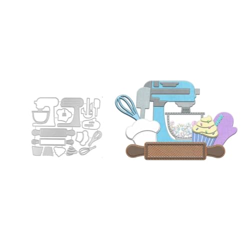 JIHFOHHA Backen Rührer Stanzschablonen Stanzen für DIY ScrapBooking Album Dekorative Papier Handwerk und Karten Herstellung von JIHFOHHA