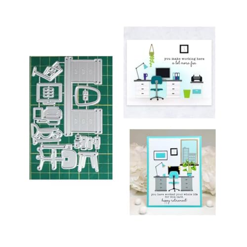 JIHFOHHA Büro Tisch Stanzschablonen Stanzen für DIY ScrapBooking Album Dekorative Papier Handwerk und Karten Herstellung von JIHFOHHA