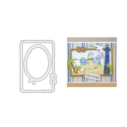 JIHFOHHA Rechteck Oval Seil Rahmen Stanzschablonen Stanzen für DIY ScrapBooking Album Dekorative Papier Handwerk und Karten Herstellung JIHFOHHA Rechteck Oval Seil Rahmen Stanzschablonen Stanzen für DIY ScrapBooking Album Dekorative Papier Handwerk und Karten Herstellung von JIHFOHHA