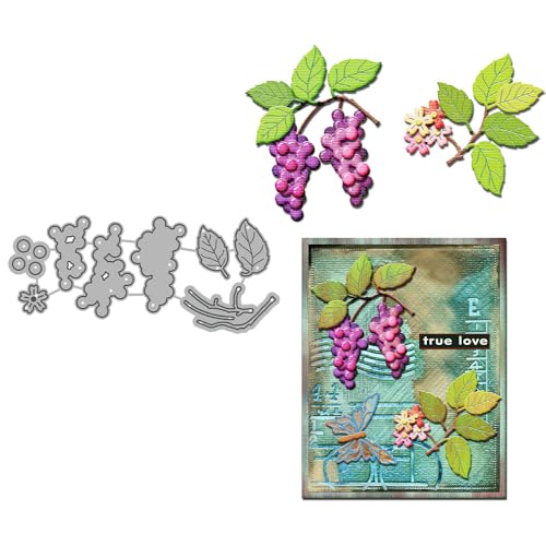 JIHFOHHA Trauben Stanzschablonen Stanzen für DIY ScrapBooking Album Dekorative Papier Handwerk und Karten Herstellung JIHFOHHA Trauben Stanzschablonen Stanzen für DIY ScrapBooking Album Dekorative Papier Handwerk und Karten Herstellung von JIHFOHHA