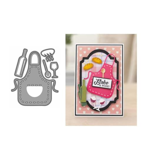 Koch Schürze Stanzschablonen Stanzen für DIY ScrapBooking Album Dekorative Papier Handwerk und Karten Herstellung von JIHFOHHA