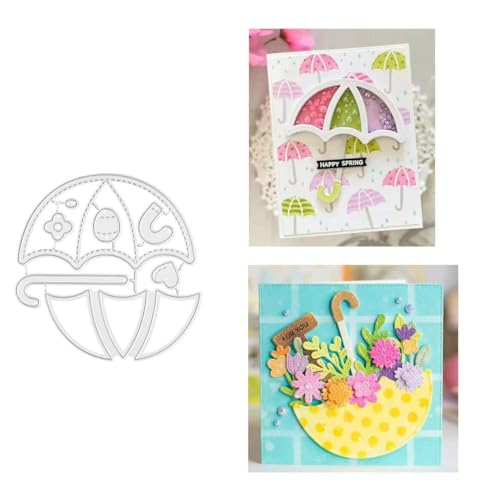 Regenschirm Blumen Stanzschablonen Schütteln Karten Stanzen für DIY ScrapBooking Album Dekorative Papier Handwerk und Karten Herstellung Regenschirm Blumen Stanzschablonen Schütteln Karten Stanzen für DIY ScrapBooking Album Dekorative Papier Handwerk und Karten Herstellung von JIHFOHHA
