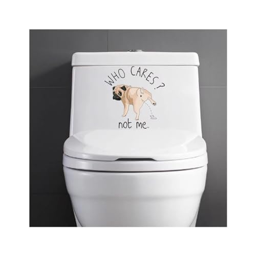 Who Cares Lustig Hund Urin Selbstklebende Toilettensitz Aufkleber Buchstaben Tiere Aufkleber für Toilettendeckel und Tank Dekorativ Who Cares Lustig Hund Urin Selbstklebende Toilettensitz Aufkleber Buchstaben Tiere Aufkleber für Toilettendeckel und Tank Dekorativ von JIHFOHHA