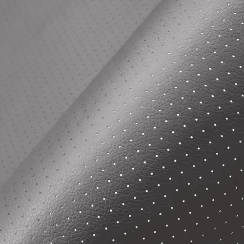 Kunstleder Selbstklebend Reparatur Patch 40x60cm Hellgrau, Atmungsaktive Lochung Leder Reparatur Flicken für Sofa, Autositz, Couch & Möbel | Starke Haftung, Einfach zu Applizieren Kunstleder Selbstklebend Reparatur Patch 40x60cm Hellgrau, Atmungsaktive Lochung Leder Reparatur Flicken für Sofa, Autositz, Couch & Möbel | Starke Haftung, Einfach zu Applizieren von JIHNM