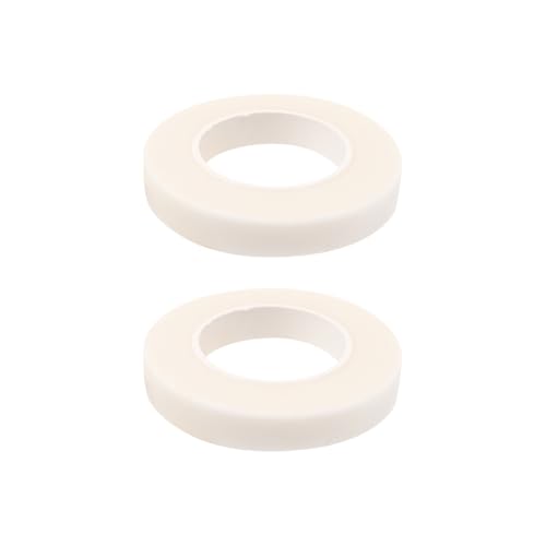 JIHUOO 2 Rollen 12 mm x 27 m Blumenarrangement-Klebeband Blumenverpackungsband Klebriges Floristik-Klebeband doppelseitiges Floristik-Klebeband Blumenstrauß-Wickelband Kuchendekorationsband weiß JIHUOO 2 Rollen 12 mm x 27 m Blumenarrangement-Klebeband Blumenverpackungsband Klebriges Floristik-Klebeband doppelseitiges Floristik-Klebeband Blumenstrauß-Wickelband Kuchendekorationsband weiß von JIHUOO
