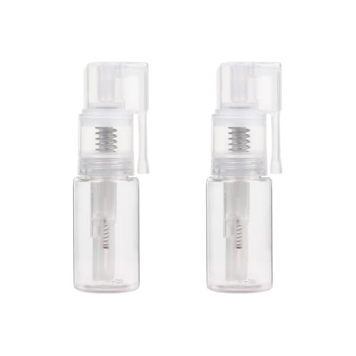 JIHUOO 2 Stück 35 ml Kunststoff-Glitzer-Staubwedelsprüher Haarpudersprüher Trockenpulver Pumpflasche leere Glitzer-Sprühflasche Scrapbooking Sprüher Haarfaser-Applikator JIHUOO 2 Stück 35 ml Kunststoff-Glitzer-Staubwedelsprüher Haarpudersprüher Trockenpulver Pumpflasche leere Glitzer-Sprühflasche Scrapbooking Sprüher Haarfaser-Applikator von JIHUOO