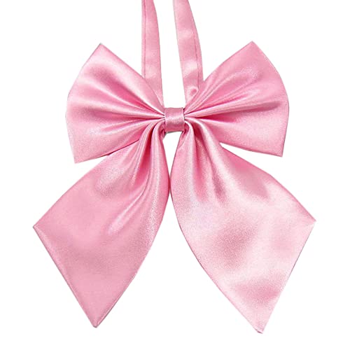 JIHUOO 2 Stück Verstellbare Einfarbige Krawatte Schuluniform Vorgebundene Schleifen Damen Einstellbare Bogen Krawatte Rosa JIHUOO 2 Stück Verstellbare Einfarbige Krawatte Schuluniform Vorgebundene Schleifen Damen Einstellbare Bogen Krawatte Rosa von JIHUOO