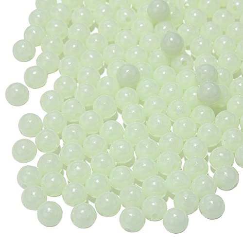JIHUOO 200 Stück 8MM Nachtleuchtende Perlen Runde Fluoreszierende Perlen Schmuckperlen Acrylperlen für Armbänder Schmuckherstellung JIHUOO 200 Stück 8MM Nachtleuchtende Perlen Runde Fluoreszierende Perlen Schmuckperlen Acrylperlen für Armbänder Schmuckherstellung von JIHUOO