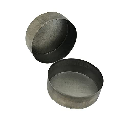 JIHUOO 30 Stück Teelichthalter Teelichthüllen Aluminium Kerzenhülle Teelichtdose Teelichtschale Kerzenhalter Kerzeneinsatz für Standard Teelichtkerzen von JIHUOO