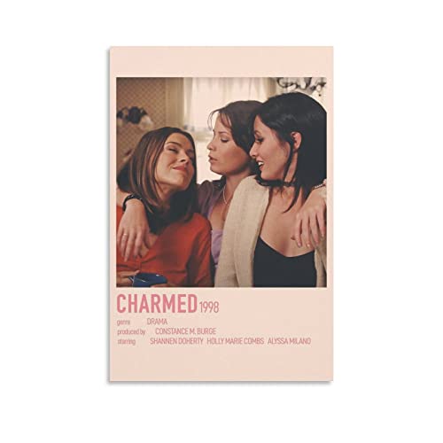 Charmed TV-Serie Poster, Heimdekoration, Poster, Wandkunst, zum Aufhängen, dekoratives Gemälde, Poster, 30 x 45 cm von JIJIe