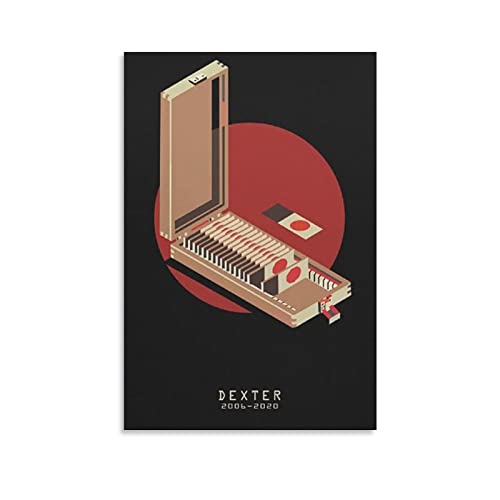 Dexter Blood BoxArt Poster, Malerei auf Leinwand, Wandkunst, Poster, Scrollbild, Wände, Dekoration, Heimposter, 50 x 75 cm von JIJIE
