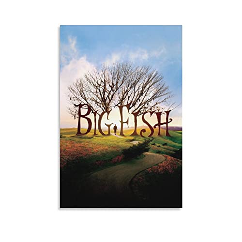 Filmposter "Big Fish", Fantasy, Komödie und Leinwand, dekorativ, modern, 40 x 60 cm von JIJIE