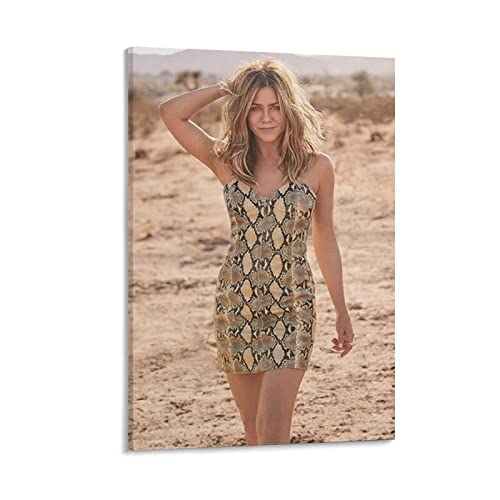 Jennifer Aniston Posterdruck, Fotokunst, Malerei, Leinwand, Poster, Heimdekoration, 50 x 75 cm von JIJIe