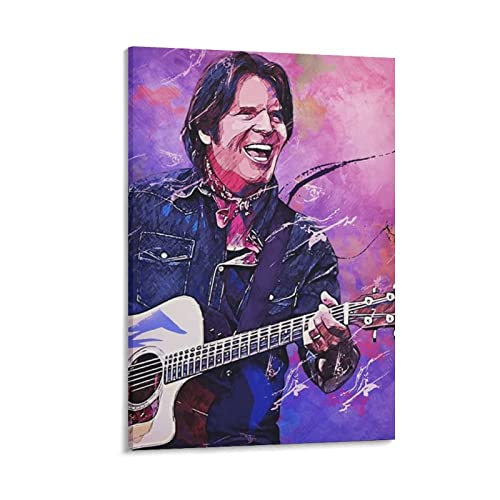 John Fogerty Kunstposter, Bilddruck, Wandkunst, Poster, Malerei, Leinwand, Poster, Kunstwerke, Raum, ästhetisch, 60 x 90 cm von JIJIE