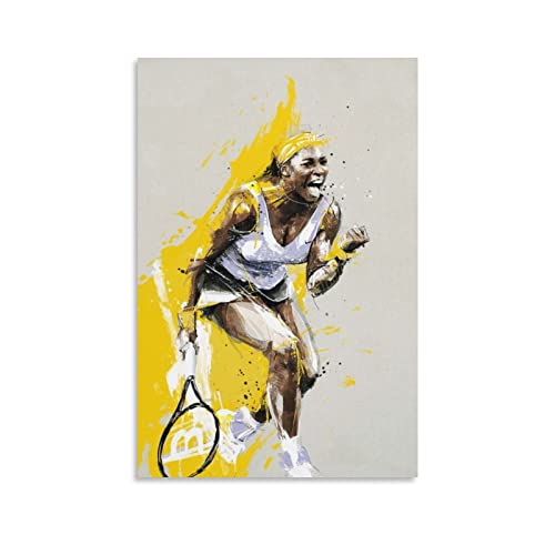 Tennisspieler-Poster, Serena Williams, Poster, Bilddruck, Leinwand, Poster, Wandmalerei, Kunstposter, Dekoration, moderne Heimkunstwerke, 30 x 45 cm von JIJIE