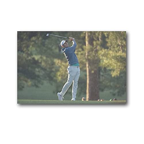 World Number One in The Official World Rangings Scottie Scheffler Poster Painting On Canvas Wall Art Poster Scroll Picture Print Wände Decor Home Post von JIJIE