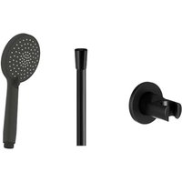 Jika - Mio Style - Brauseset mit Handbrause, Halter und Schlauch, schwarz matt H3652F07163611 Jika - Mio Style - Brauseset mit Handbrause, Halter und Schlauch, schwarz matt H3652F07163611 von JIKA